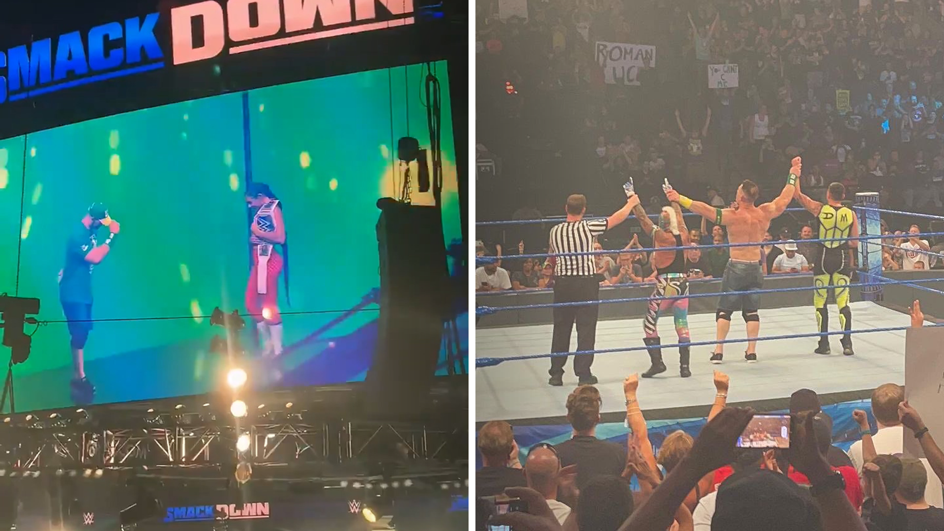 John Cena Wrestled A Six Man Tag Team Match After SmackDown Went Off Air