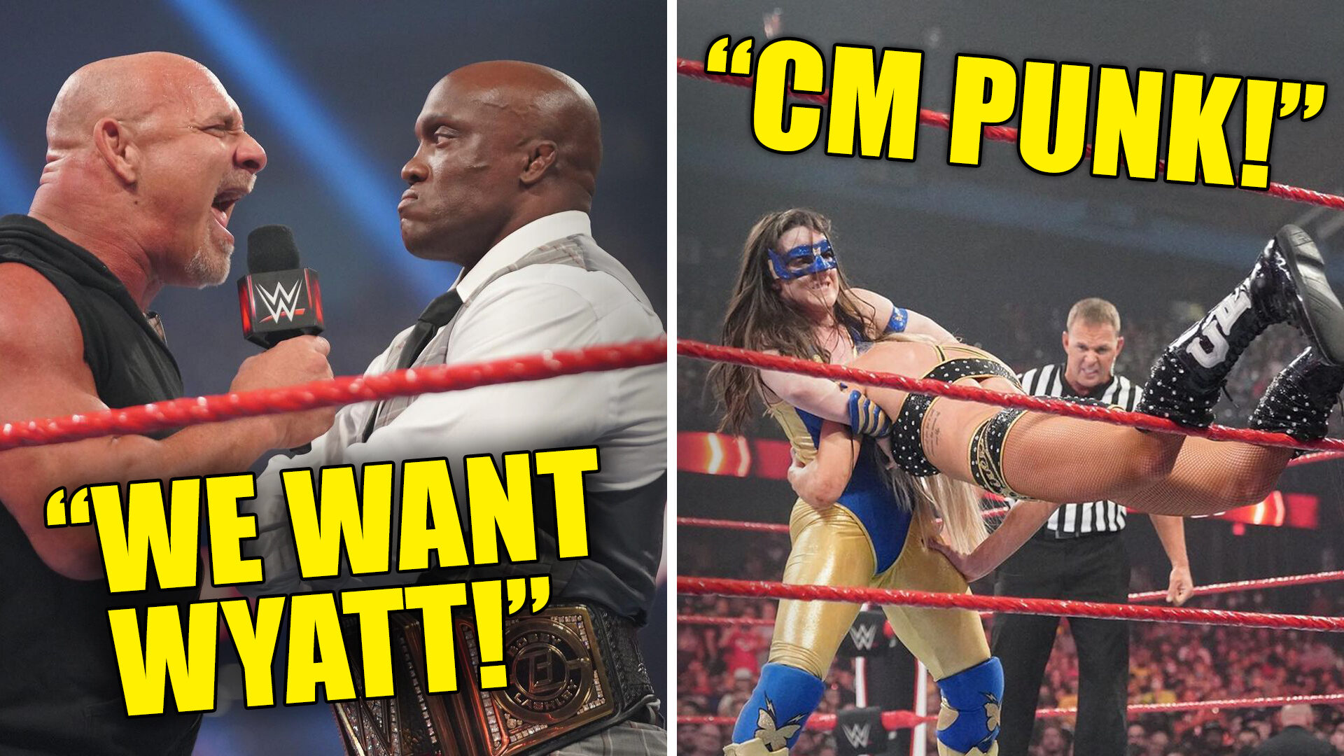 WWE Fans Hijacked Monday Night RAW With (We Want Wyatt & CM Punk) Chants