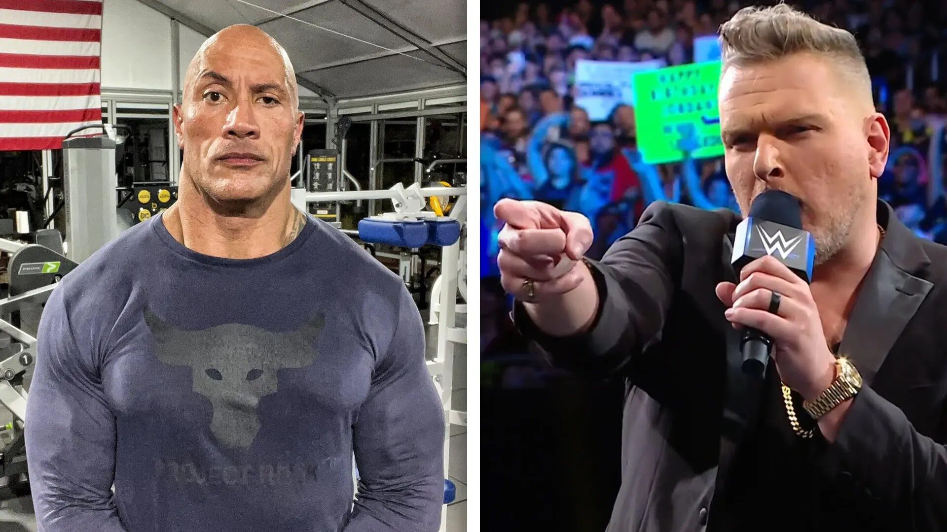 The Rock Reacts To Pat McAfee Stealing His Catchphrase