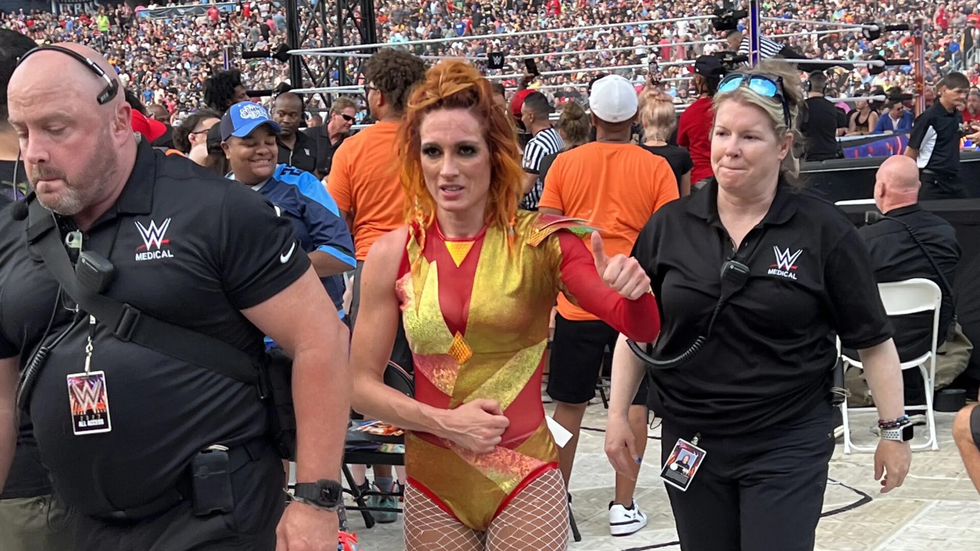 Becky Lynch Possibly Injured At WWE SummerSlam