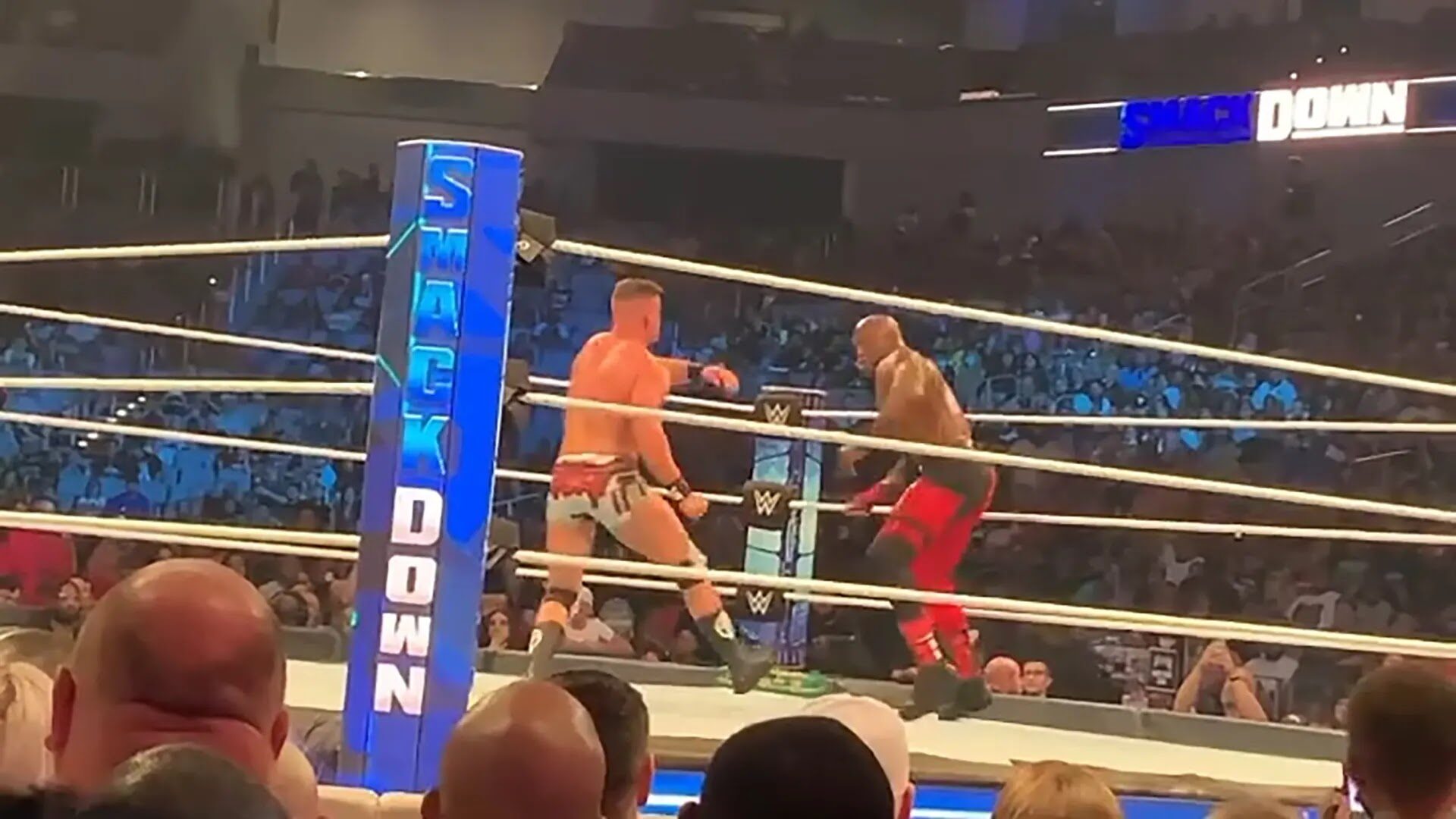 WATCH: Bobby Lashley Wrestled Theory After SmackDown Went Off Air