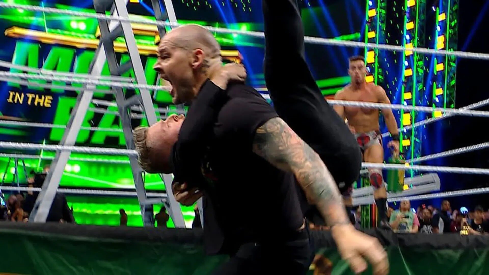 WATCH: Happy Corbin Brutally Attacked Pat McAfee After Money In The Bank Went Off Air