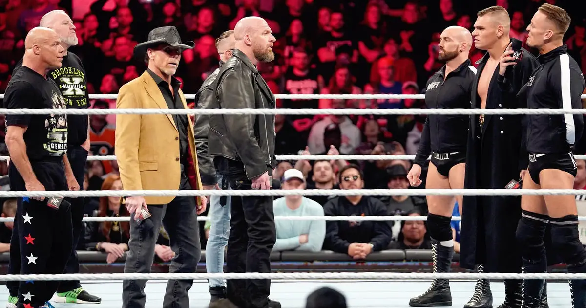 DX Kurt Angle Confronts Imperium At WWE RAW XXX