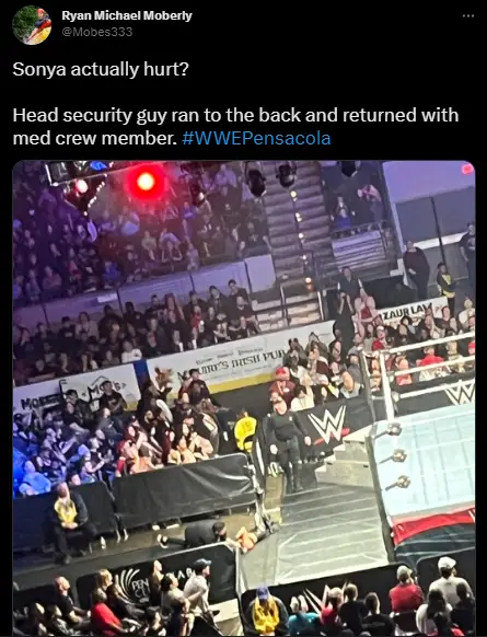 Sonya Deville Legitimately Injured At WWE Live Event