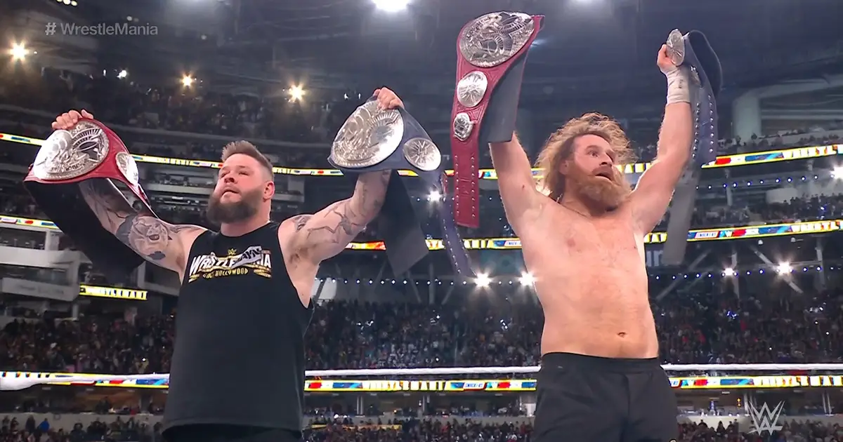 WrestleMania 39 Results: Kevin Owens & Sami Zayn Defeat The Usos To Win The Undisputed WWE Tag Team Titles