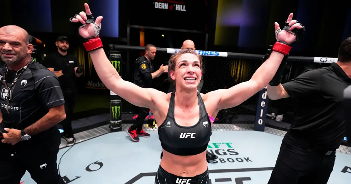 UFC Fight Night Results Mackenzie Dern Defeats Angela Hill Via Unanimous Decision