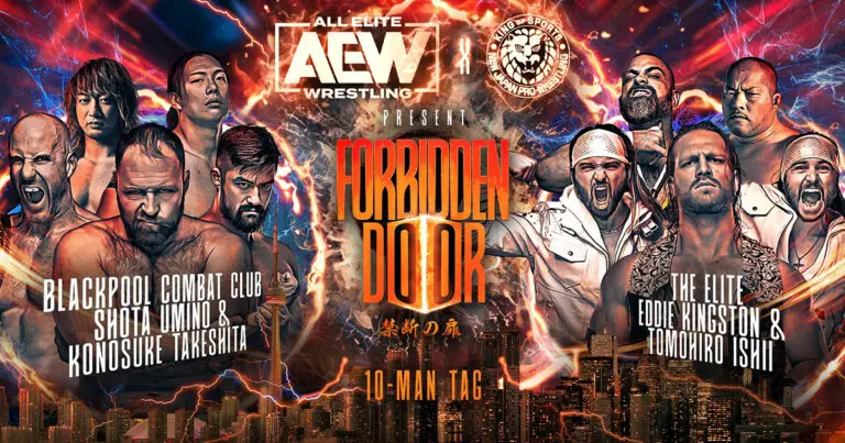 Eight Matches Announced For AEW x NJPW Forbidden Door