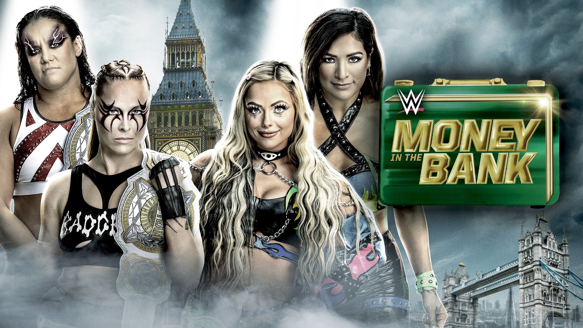 Ronda Rousey Shayna Baszler vs. Raquel Rodriguez Liv Morgan for the WWE Womens Tag Team Titles