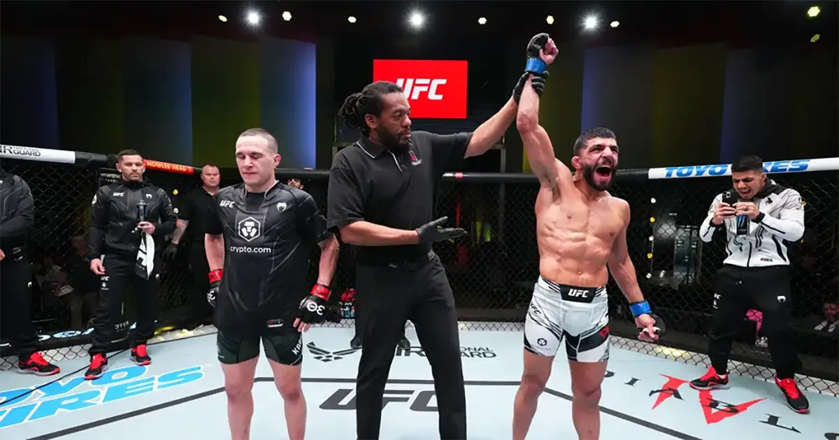 UFC Fight Night Results Amir Albazi Defeats Kai Kara France Via Split Decision