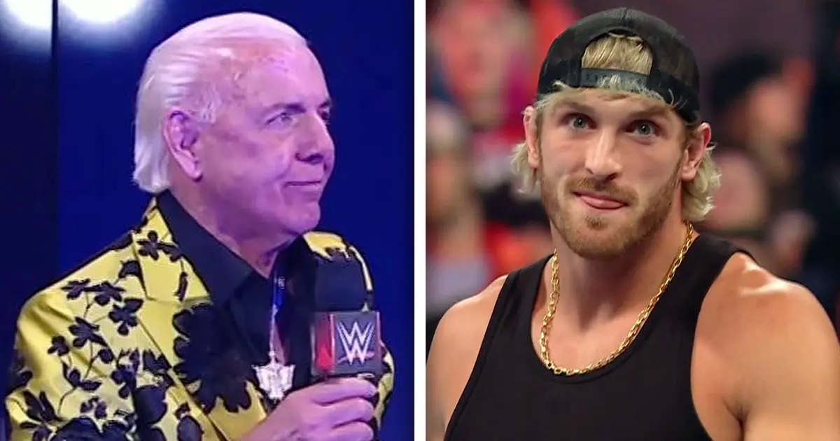 Ric Flair Says Logan Paul Is Better Than 70% Of Full-Time Wrestlers
