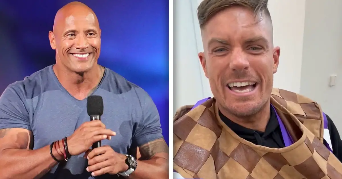 The Rock Responds After Grayson Waller Mocked His WWE Debut Outfit