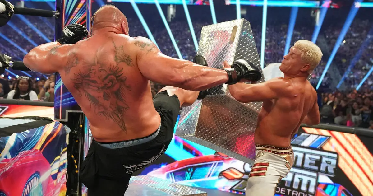 Brock Lesnar Went Off Script At WWE SummerSlam