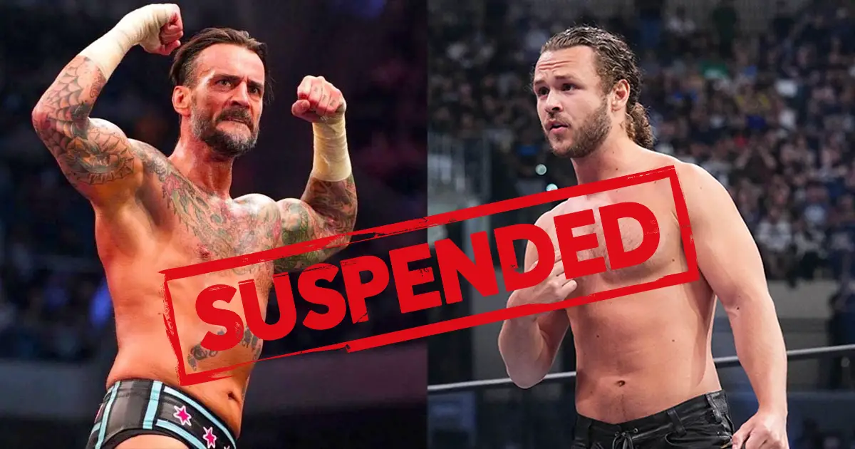 CM Punk and Jack Perry Suspended After Backstage Fight At AEW All In