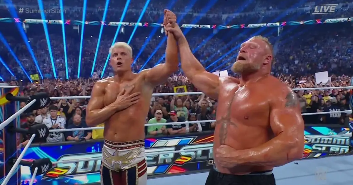 Cody Rhodes Defeats Brock Lesnar In Trilogy Match At WWE SummerSlam