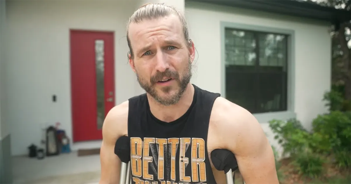 Adam Cole Provides An Update On His Ankle Injury