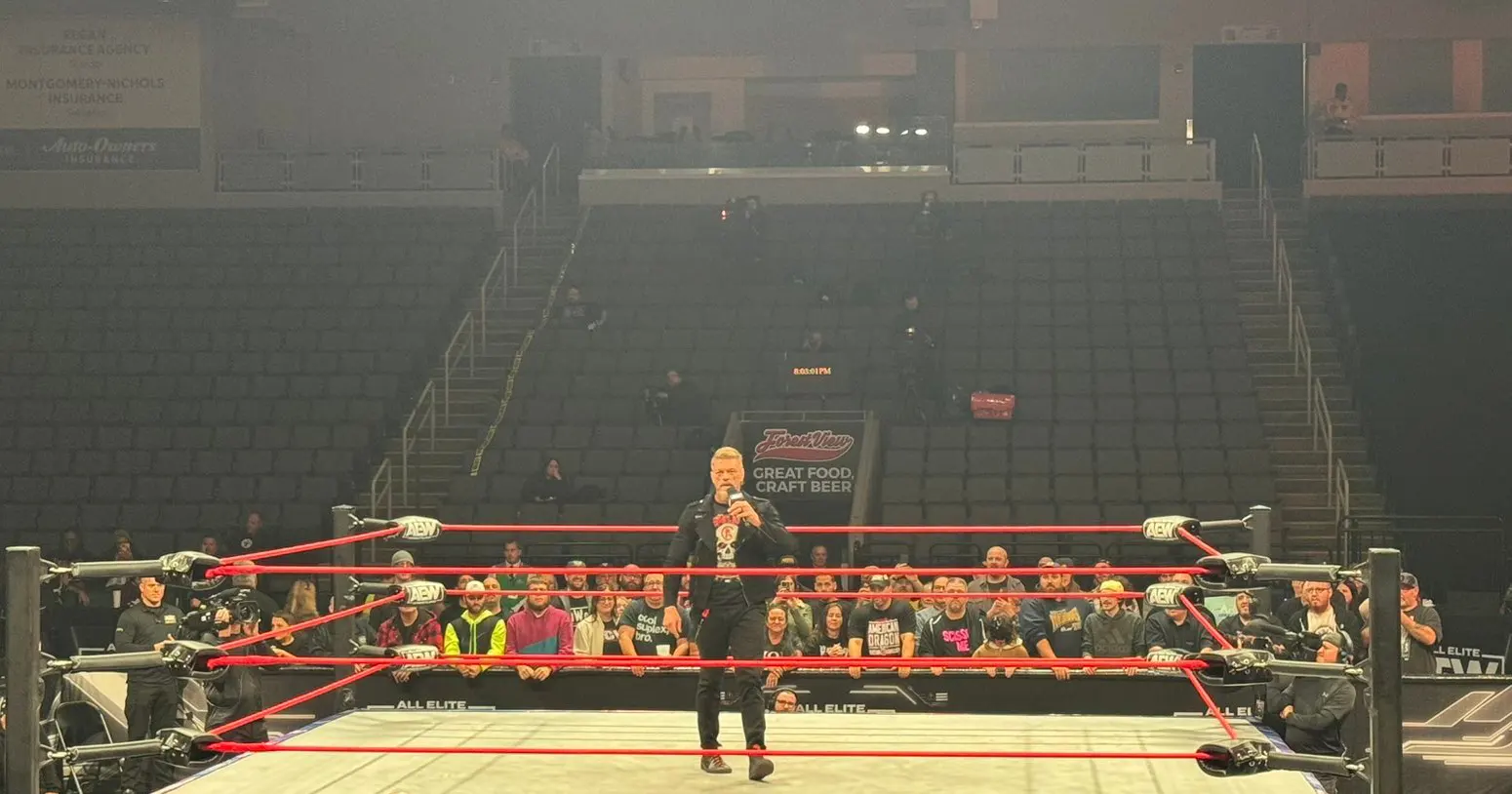 Fan Photos Show Lots Of Empty Seats At AEW Collision