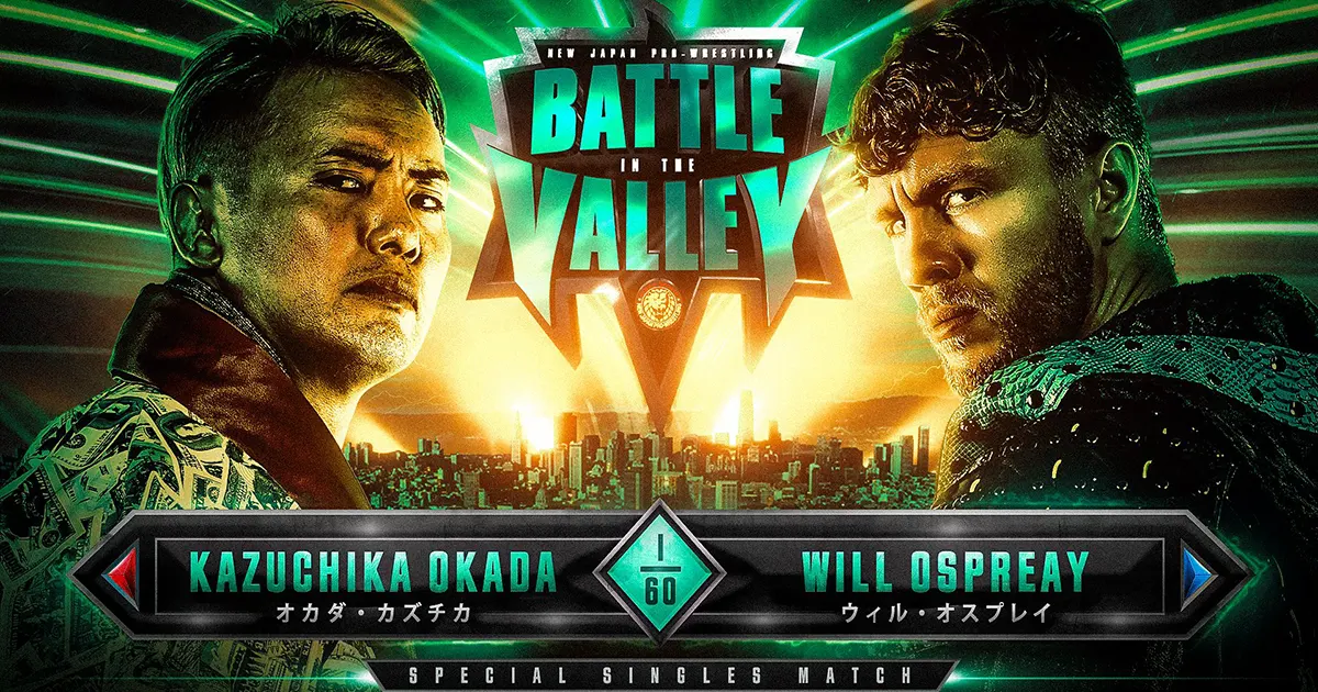 NJPW Battle In The Valley 2024 Match Card