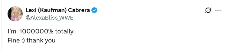 Alexa Bliss Breaks Silence After Suffering Bloody Nose On SmackDown Alexa Bliss Breaks Silence After Suffering Bloody Nose On SmackDown